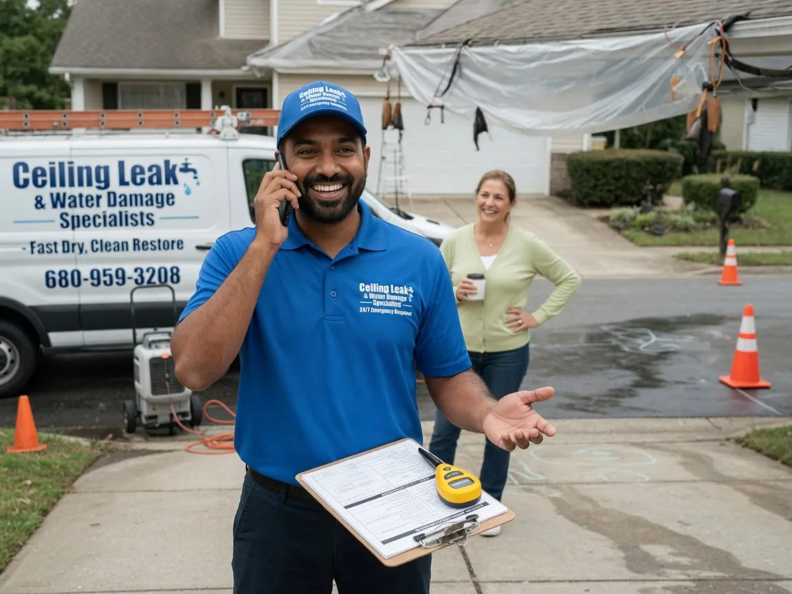 Ceiling Leak Cleanup Stevensville, MI FAQs